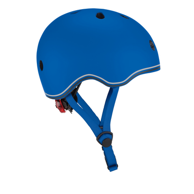 Globber Kids Helmet w/Flashing LED Light Xs/S - Navy Blue 51-55 cm