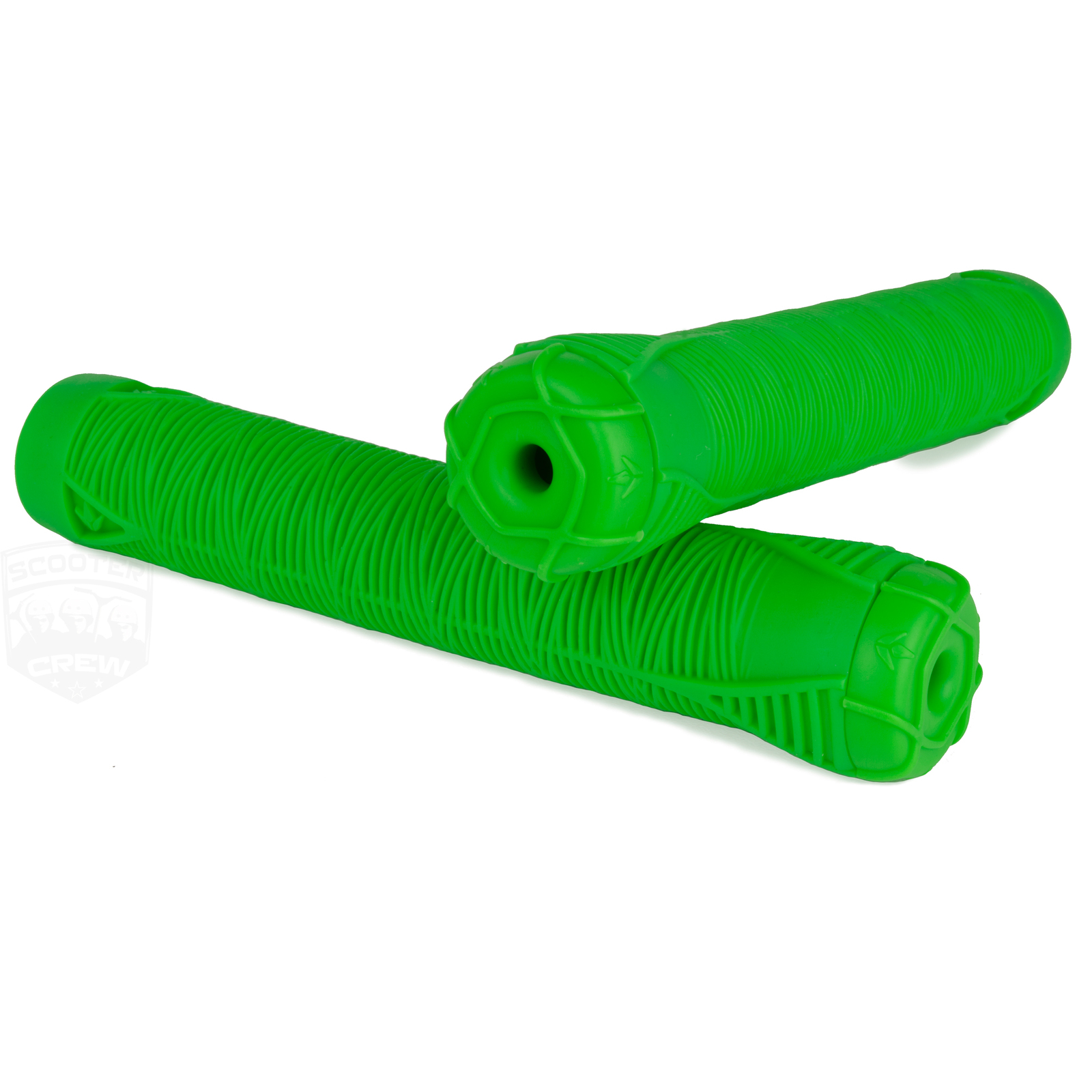 Envy Scooter Hand Grips with Bar Ends Green