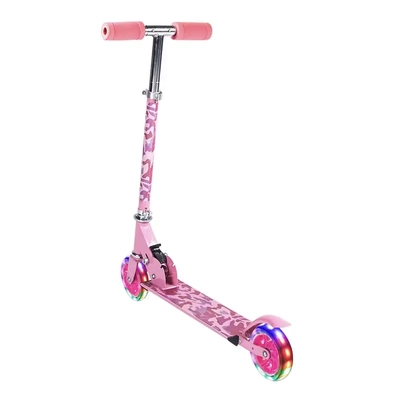 Product thumbnail for Kids LED Folding Scooter - Pink