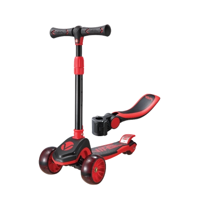 Product image thumbnail for Vital TYKE 3 Wheel LED Light Scooter - Red