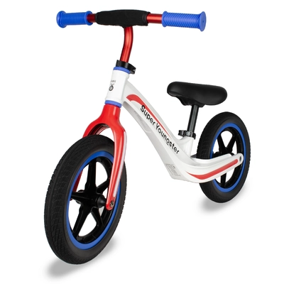 Product image thumbnail for Super Youngster Ultra Light Balance Bike - Red White Blue