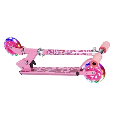 Product thumbnail for Kids LED Folding Scooter - Pink