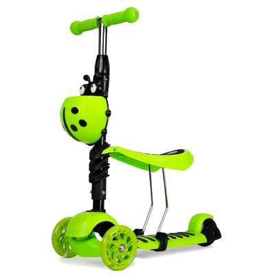 Product thumbnail for 3 Wheel MULTI Scooter with LED Light Wheels - Green Grasshopper