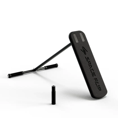 Product image thumbnail for SpaceFlip MaxFlex Pro Trampoline Scooter - Black/Oil Slick