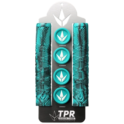 Product image thumbnail for Envy Scooter V3 Grips - Black Teal