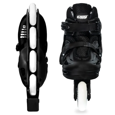 Product image thumbnail for Crazy Skates Blade Adjustable Inline Skates - Black Large