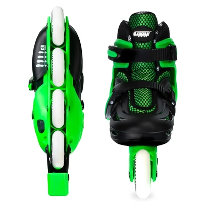 Product image thumbnail for Crazy Skates Blade Adjustable Inline Skates - Green Small