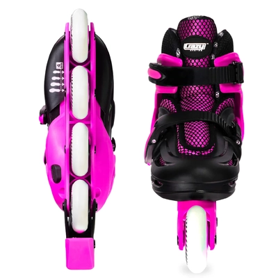 Product image thumbnail for Crazy Skates Blade Adjustable Inline Skates - Pink Small