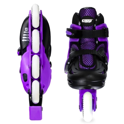 Product image thumbnail for Crazy Skates Blade Adjustable Inline Skates - Purple Small