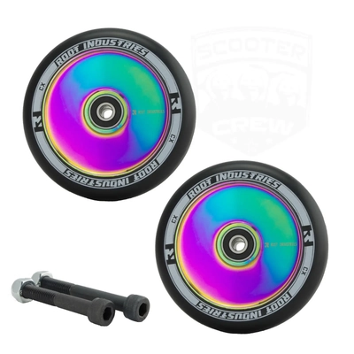 Product image thumbnail for Root Industries AIR 120mm NeoChrome Wheels + Black Grips Pack