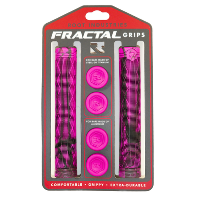 Product image thumbnail for Root Industries Fractal Grips - Pink Black