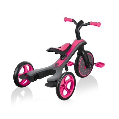 Product thumbnail for Globber Explorer Trike 4 in 1 - Fuchsia Pink