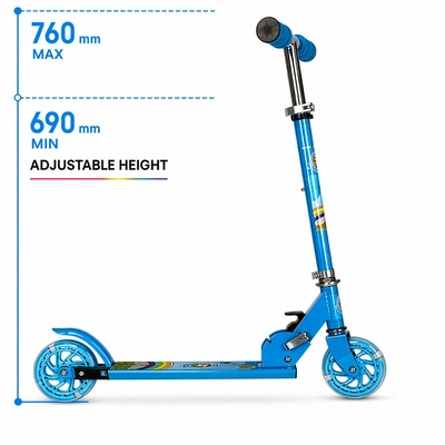 Product image thumbnail for Kids LED Folding Scooter - Blue