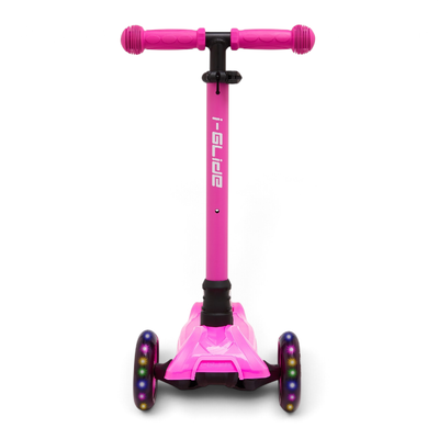 Product image thumbnail for i-Glide 3 Wheel Scooter with Toddler Seat - Hot Pink