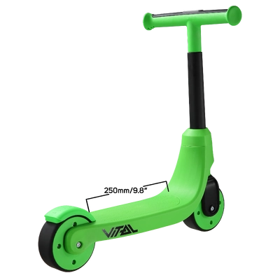 Product image thumbnail for Vital First 2 Wheel Scooter - Green Black