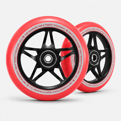 Product image thumbnail for Envy S3 110mm Red/Black Wheel & Grip Pack