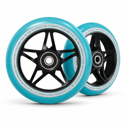 Product image thumbnail for Envy S3 110mm Teal/Black Wheel & Grip Pack