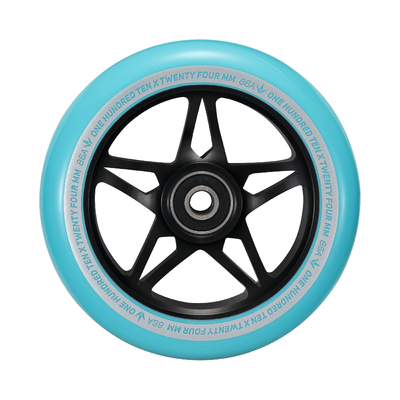 Product image thumbnail for Envy S3 110mm Wheels - Black/Teal