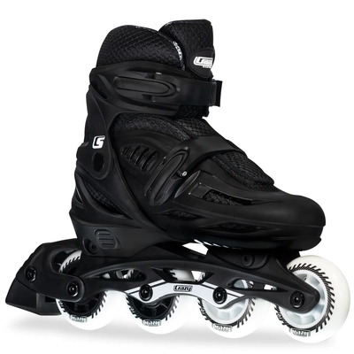Product image thumbnail for Crazy Skates Blade Adjustable Inline Skates - Black Small