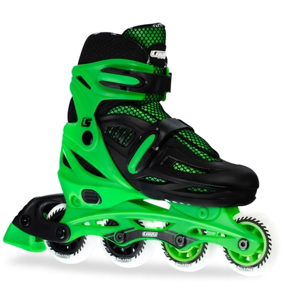 Product image thumbnail for Crazy Skates Blade Adjustable Inline Skates - Green Small