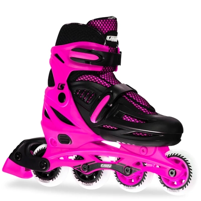 Product image thumbnail for Crazy Skates Blade Adjustable Inline Skates - Pink Small