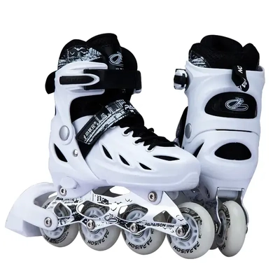 Product image thumbnail for Papaison 2 in 1 LED Inline Roller Skate Combo - Medium 21.4cm-24cm