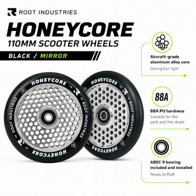 Product image thumbnail for Root Industries Honeycore Mirror 110mm Wheel & Grip Pack