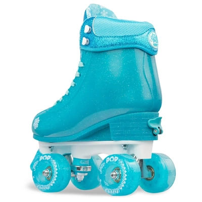 Product image thumbnail for Crazy Skates Glitter Pop Adjustable Roller Skates - Teal Small j12-2