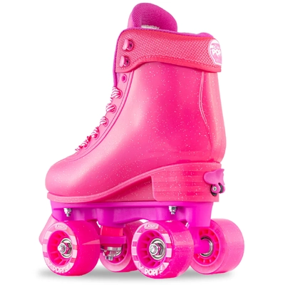 Product image thumbnail for Crazy Skates Soda Pop Adjustable Roller Skates - Strawberry Slide Medium