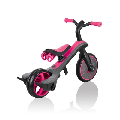 Product thumbnail for Globber Explorer Trike 4 in 1 - Fuchsia Pink