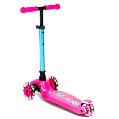 Product thumbnail for i-Glide 3 Wheel Scooter with Unicorn Basket - Pink Aqua