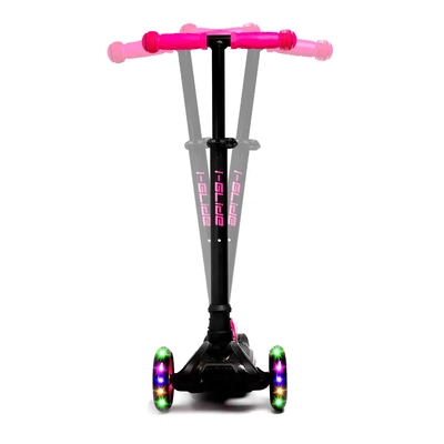 Product thumbnail for i-Glide 3 Wheel Scooter with Ribbons - Pink Black