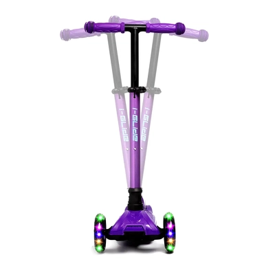 Product thumbnail for i-Glide 3 Wheel Scooter with Toddler Seat - Purple