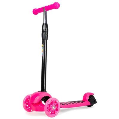 Product thumbnail for 3 Wheel MULTI Scooter with LED Light Wheels - Pink Ladybug