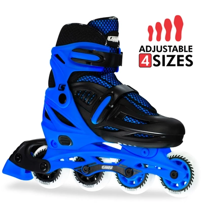 Product image thumbnail for Crazy Skates Blade Adjustable Inline Skates - Blue Pink