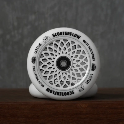 Product image thumbnail for Root Industries x Scooterflow Lotus 110mm White Black