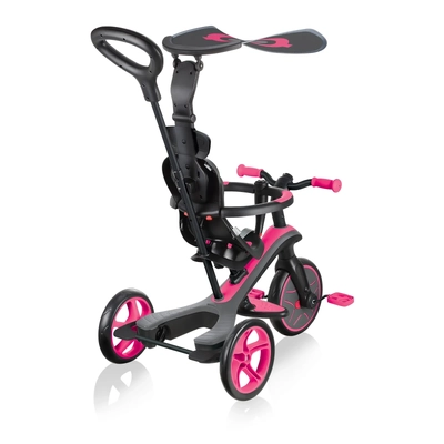 Product thumbnail for Globber Explorer Trike 4 in 1 - Fuchsia Pink