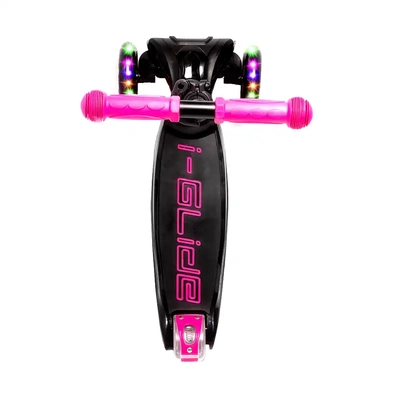 Product thumbnail for i-Glide 3 Wheel Scooter with Ribbons - Pink Black