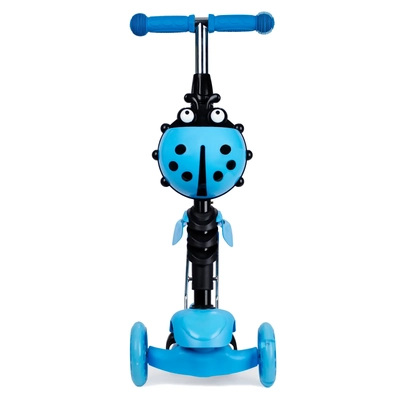 Product thumbnail for 3 Wheel MULTI Scooter with LED Light Wheels - Blue Beetle