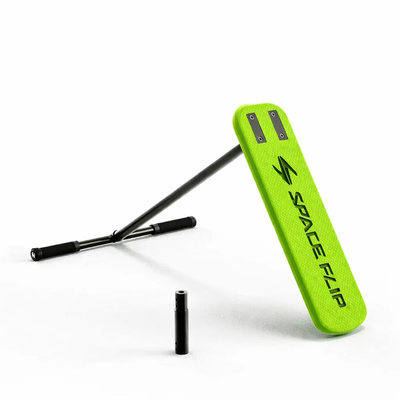 Product image thumbnail for SpaceFlip MaxFlex Pro Trampoline Scooter - Green/Oil Slick