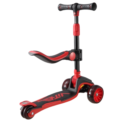 Product image thumbnail for Vital TYKE 3 Wheel LED Light Scooter - Red