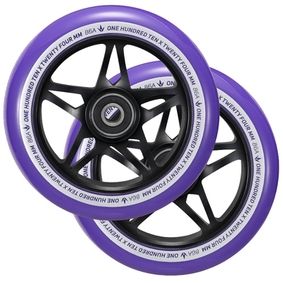 Product image thumbnail for Envy S3 110mm Wheels - Black/Purple