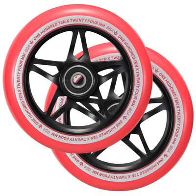 Product image thumbnail for Envy S3 110mm Wheels - Black/Red