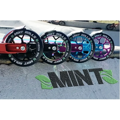 Product thumbnail for Mint Rolls 110mm Wheels Pair - Oil Slick