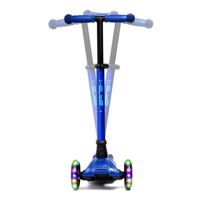 Product thumbnail for i-Glide 3 Wheel Scooter with Dinosaur Head and Ribbons - Blue