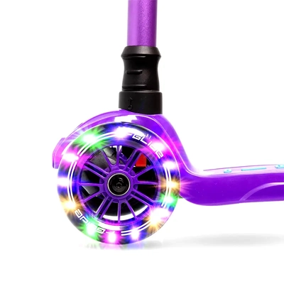 Product thumbnail for i-Glide 3 Wheel Scooter with Ribbons - Purple