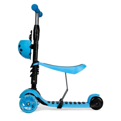Product thumbnail for 3 Wheel MULTI Scooter with LED Light Wheels - Blue Beetle