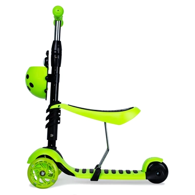 Product thumbnail for 3 Wheel MULTI Scooter with LED Light Wheels - Green Grasshopper