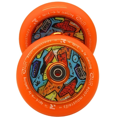 Product thumbnail for ROOT X KOTA 110mm Air Wheels - Orange