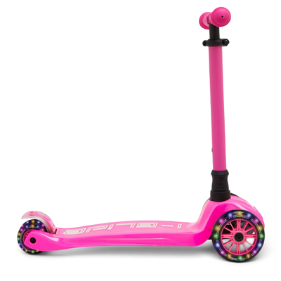 Product image thumbnail for i-Glide 3 Wheel Scooter with Toddler Seat - Hot Pink